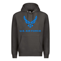 Smoke us force usaf distressed Premium Hoodie - linhVisuals