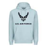 Blue Mist us air force usaf distressed Premium Hoodie - linhVisuals