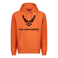 Carrot us air force usaf distressed Premium Hoodie - linhVisuals