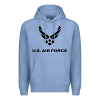 Colony Blue us air force usaf distressed Premium Hoodie - linhVisuals