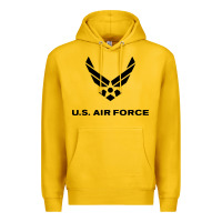Lemon us air force usaf distressed Premium Hoodie - linhVisuals