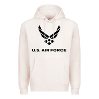 Pale Pink us air force usaf distressed Premium Hoodie - linhVisuals