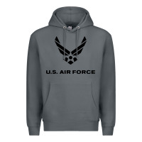 Rock us air force usaf distressed Premium Hoodie - linhVisuals