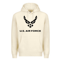 Sandshell us air force usaf distressed Premium Hoodie - linhVisuals
