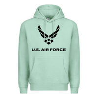 Seafoam us air force usaf distressed Premium Hoodie - linhVisuals
