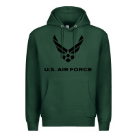 Sports Green us air force usaf distressed Premium Hoodie - linhVisuals