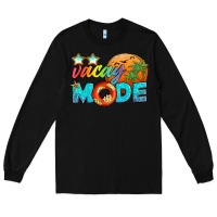 Black vacay mode Long Sleeve Tee - Artiststas
