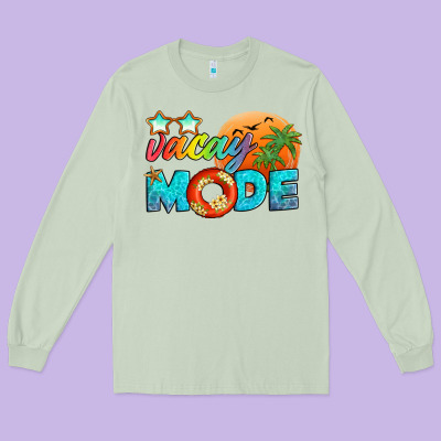 Vacay Mode Long Sleeve Tee Designed By Artiststas