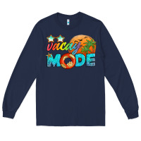 Navy vacay mode Long Sleeve Tee - Artiststas