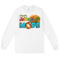 White vacay mode Long Sleeve Tee - Artiststas
