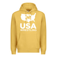 Antique Gold usa fight Premium Hoodie - linhVisuals