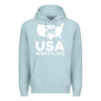 Blue Mist usa fight Premium Hoodie - linhVisuals