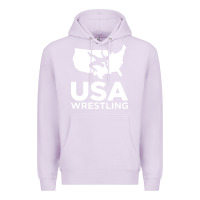 Lilac usa fight Premium Hoodie - linhVisuals