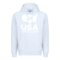 White usa fight Premium Hoodie - linhVisuals