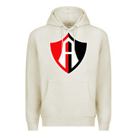 Oatmeal Heather Atlas Football Premium Hoodie - linhVisuals