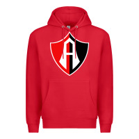 Red Atlas Football Premium Hoodie - linhVisuals