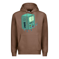 Chestnut Bmo Adventure Time Premium Hoodie - linhVisuals