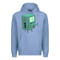 Colony Blue Bmo Adventure Time Premium Hoodie - linhVisuals
