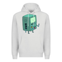 Dove Grey Bmo Adventure Time Premium Hoodie - linhVisuals