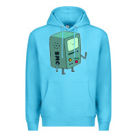 Ocean Blue Bmo Adventure Time Premium Hoodie - linhVisuals