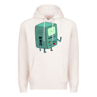 Pale Pink Bmo Adventure Time Premium Hoodie - linhVisuals