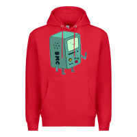 Red Bmo Adventure Time Premium Hoodie - linhVisuals