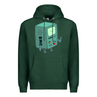 Sports Green Bmo Adventure Time Premium Hoodie - linhVisuals