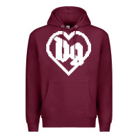 Burgundy Drain Gang Premium Hoodie - linhVisuals