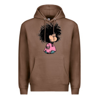 Chestnut MAFALDA Premium Hoodie - linhVisuals