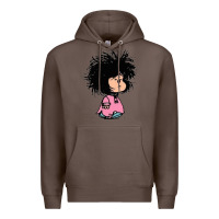 Coffee MAFALDA Premium Hoodie - linhVisuals