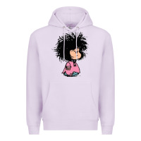Lilac MAFALDA Premium Hoodie - linhVisuals
