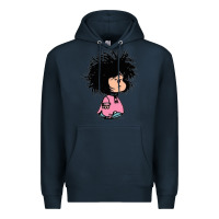 Navy MAFALDA Premium Hoodie - linhVisuals