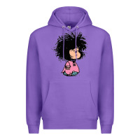 Purple MAFALDA Premium Hoodie - linhVisuals
