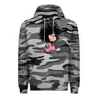 Slate Camo MAFALDA Premium Hoodie - linhVisuals