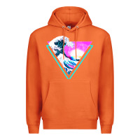 Carrot vaporwave aesthetic Premium Hoodie - linhVisuals