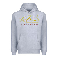 Heather Grey berns steak house Premium Hoodie - linhVisuals