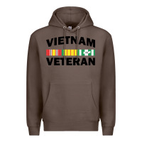 Coffee vietnam veteran flag Premium Hoodie - linhVisuals