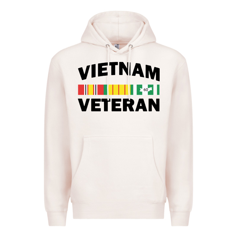 Vietnam Veteran Flag Premium Hoodie by linhVisuals | Teevron