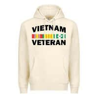 Sandshell vietnam veteran flag Premium Hoodie - linhVisuals