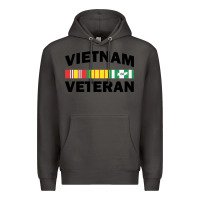 Smoke vietnam veteran flag Premium Hoodie - linhVisuals