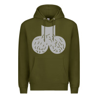 Army Green dick head ball sack Premium Hoodie - linhVisuals