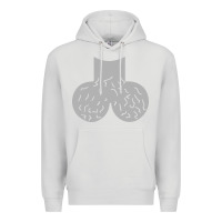 Dove Grey dick head ball sack Premium Hoodie - linhVisuals