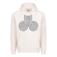 Pale Pink dick head ball sack Premium Hoodie - linhVisuals