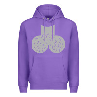 Purple dick head ball sack Premium Hoodie - linhVisuals