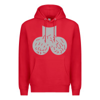 Red dick head ball sack Premium Hoodie - linhVisuals