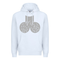 White dick head ball sack Premium Hoodie - linhVisuals