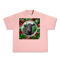 Salmon christmas black angus cow Urban Heavy Tee - LillyAllenDesigns