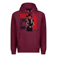Burgundy tracy lawrence Premium Hoodie - linhVisuals