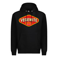 Black vegemite Premium Hoodie - linhVisuals