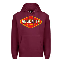 Burgundy vegemite Premium Hoodie - linhVisuals